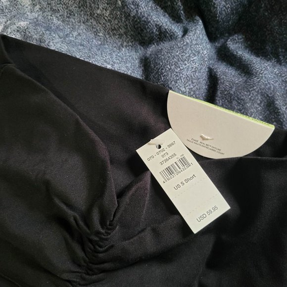 XS, S Black OFFLINE By Aerie Real Me High Waisted Ruched Flare Legging - Picture 7 of 7